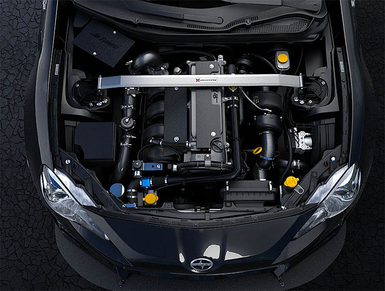 Ultimate Strut Bars Guide - Image overhead engine bay shot scion frs gt86 2az fe