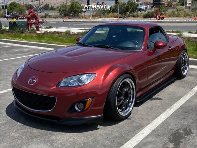 konig hypergram 2011 mx 5 mazda sport tein coilovers machined black