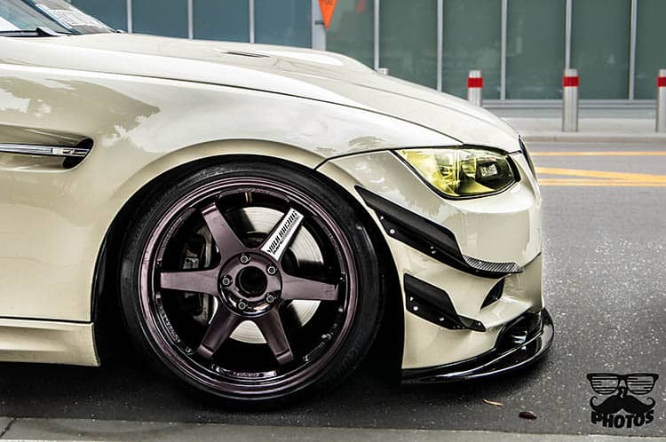 335i Vs M3 - Which Is Best? - Image white bmw e92 canards volk racing te37