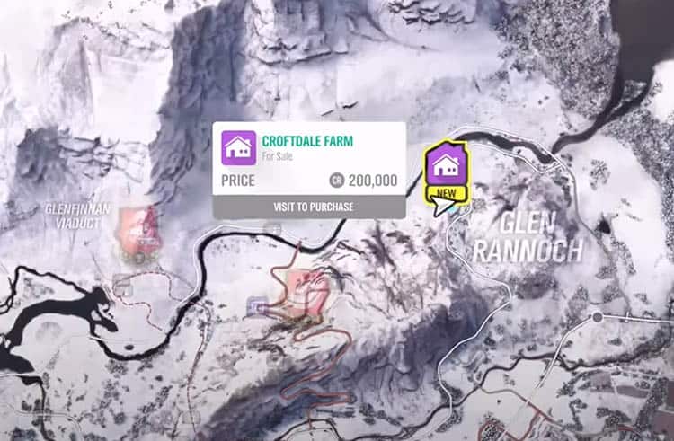 Ultimate Forza Horizon 4 Houses Guide - Image croftdale farm location