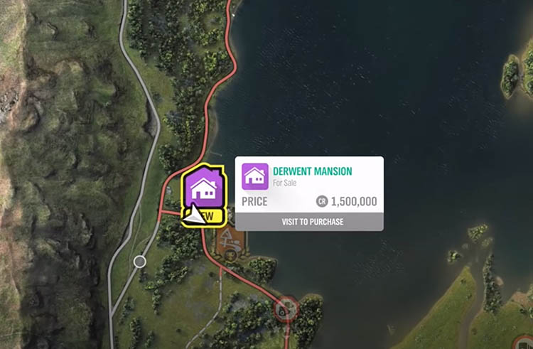 Ultimate Forza Horizon 4 Houses Guide - Image derwent mansion location