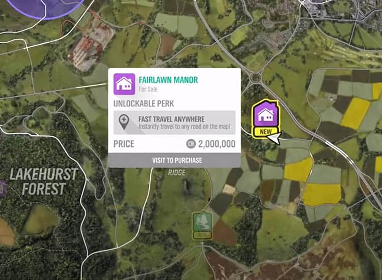 Ultimate Forza Horizon 4 Houses Guide - Image fairlawn manor location
