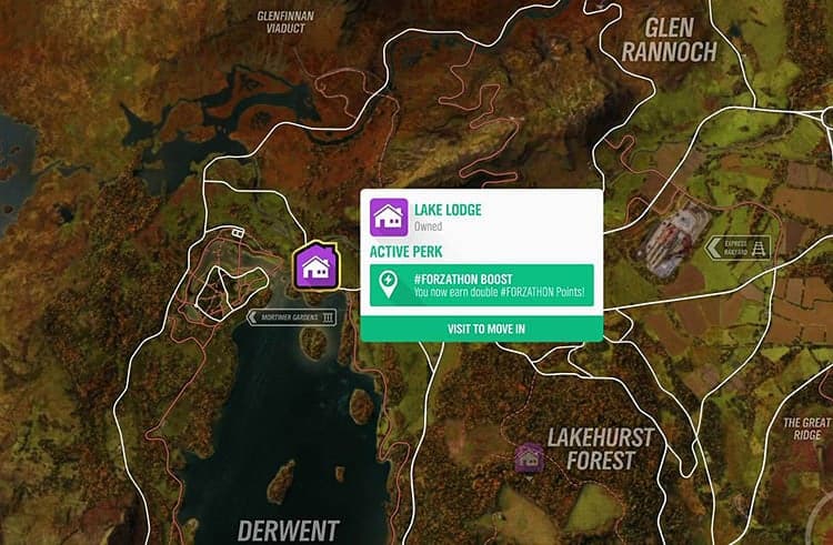 Ultimate Forza Horizon 4 Houses Guide - Image lake lodge location