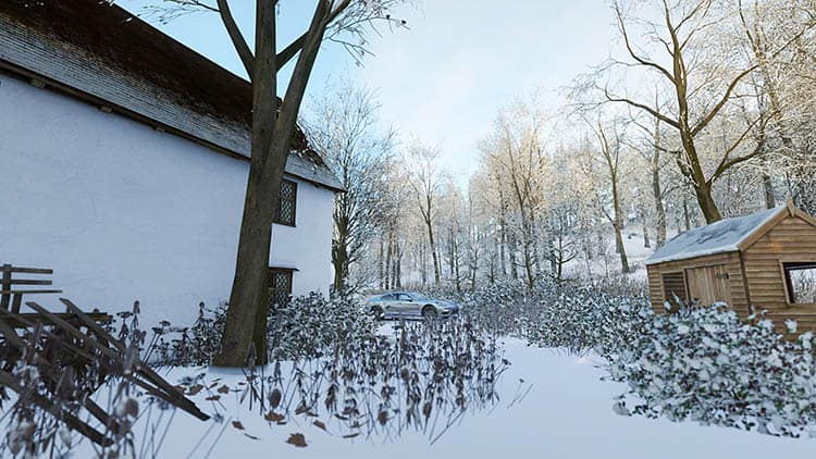 Ultimate Forza Horizon 4 Houses Guide - Image porsche snow scene awd 4 door
