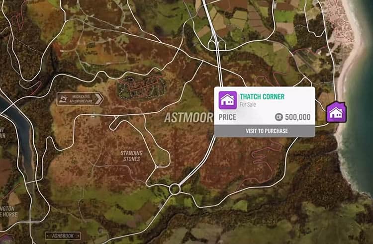 Ultimate Forza Horizon 4 Houses Guide - Image thatch corner location