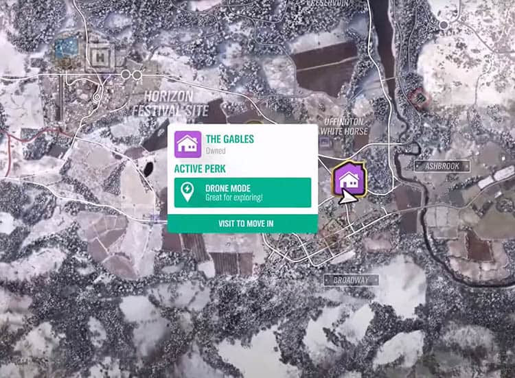 Ultimate Forza Horizon 4 Houses Guide - Image the gables location