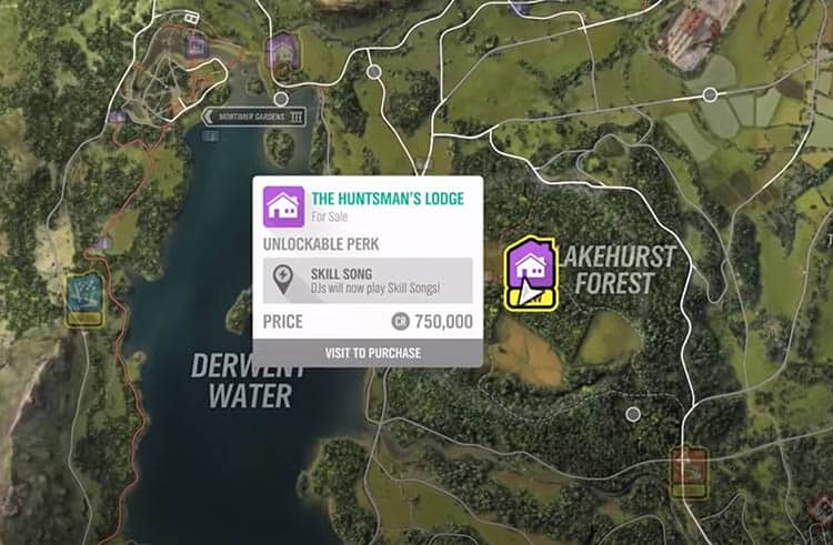 Ultimate Forza Horizon 4 Houses Guide - Image the huntsmans lodge location