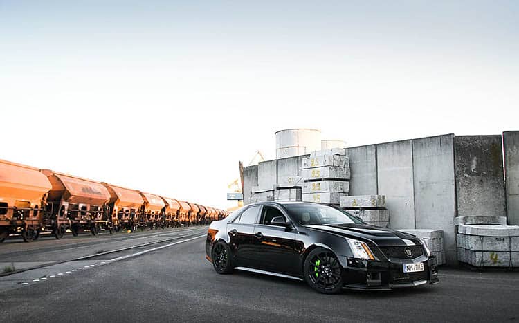 Ultimate Fast Cars For Under $20k Guide - Image cadillac cts v black photoshoot stance