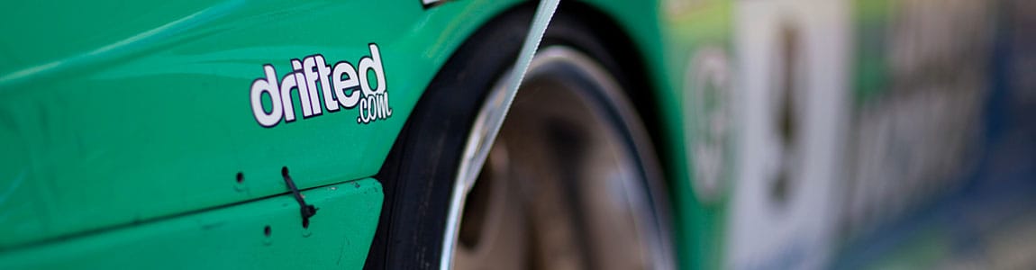 About Us - Image drifted sticker on wing