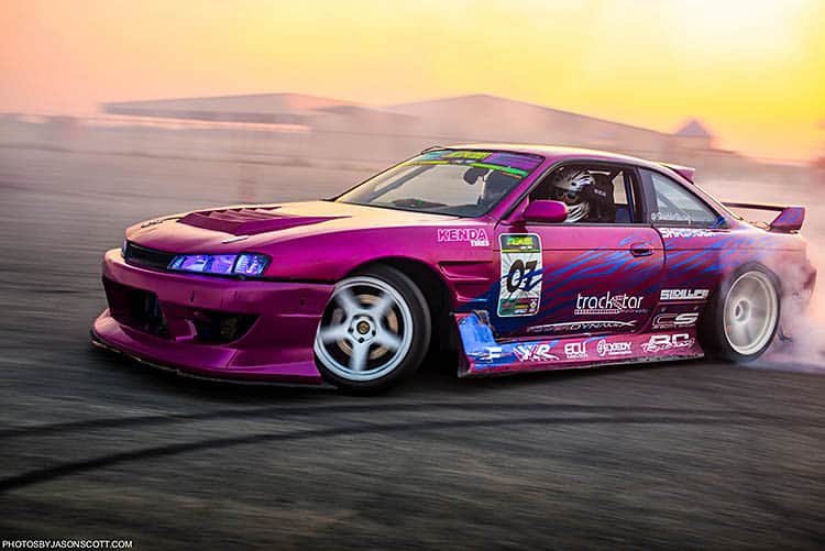 Fielding Shredder - Everything You Need To Know - Image purple blue nissan 240sx 2jz drift drifting sunset smoke