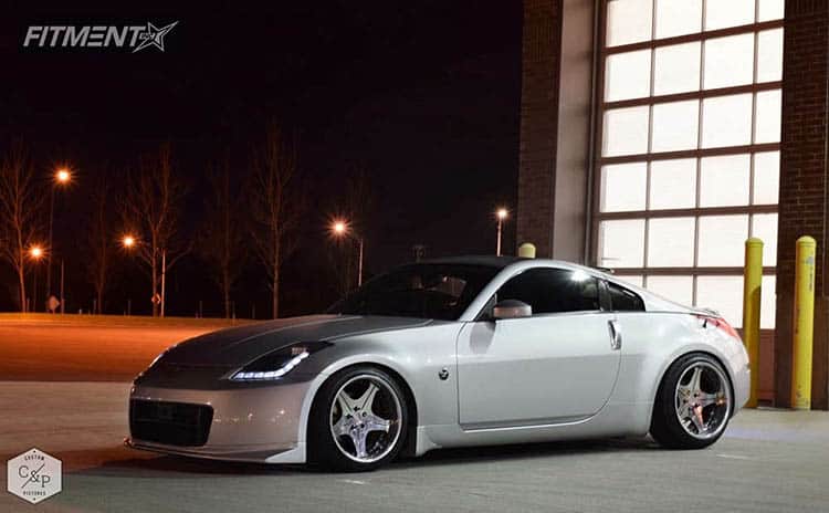 Ultimate 350z Front Bumper Guide - Image silver 350z nissan coilovers gmr other chrome flush