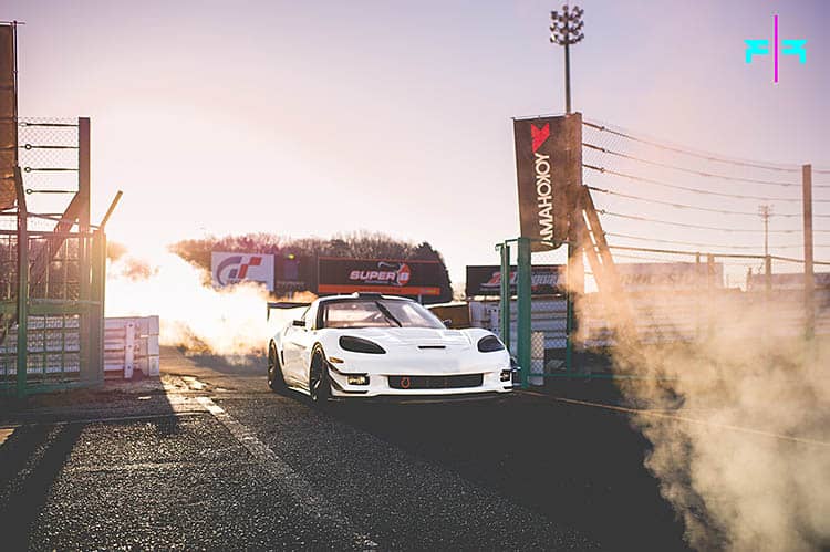 Tsukuba Circuit - Everything You Need To Know - Image white corvette early morning steam usa japan