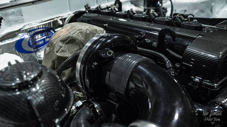 Ultimate Turbo Blanket Guide - Image close up 2jz silvia turbo charger
