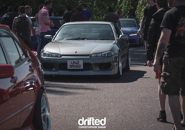 LetstanceUK - Coffee Club #2 - Image grey nissan silvia s15 stance letstance uk