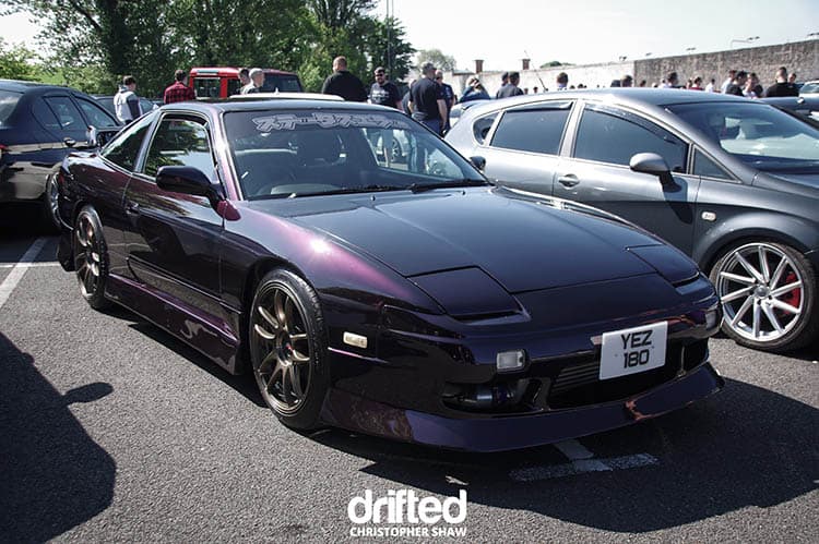 LetstanceUK - Coffee Club #2 - Image midnight purple nissan silvia s13 180sx 240sx jdm stance letstance uk