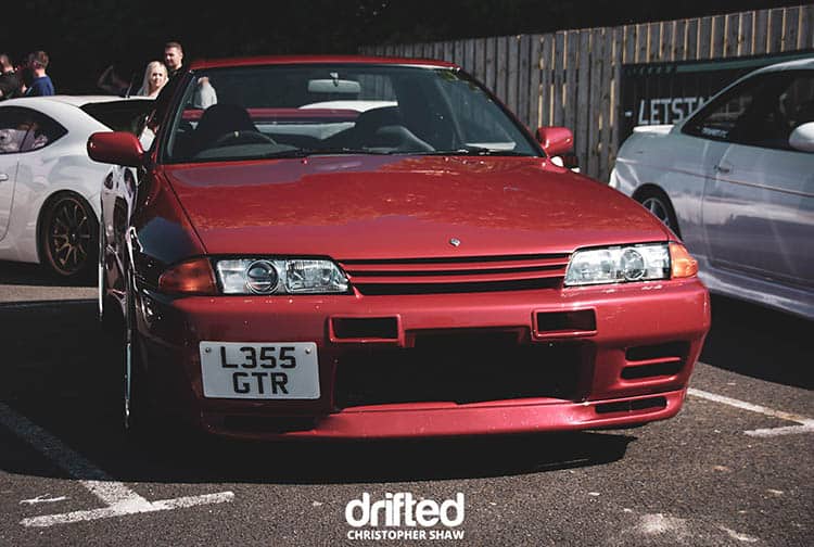 LetstanceUK - Coffee Club #2 - Image red nissan skyline r32 stance letstance uk