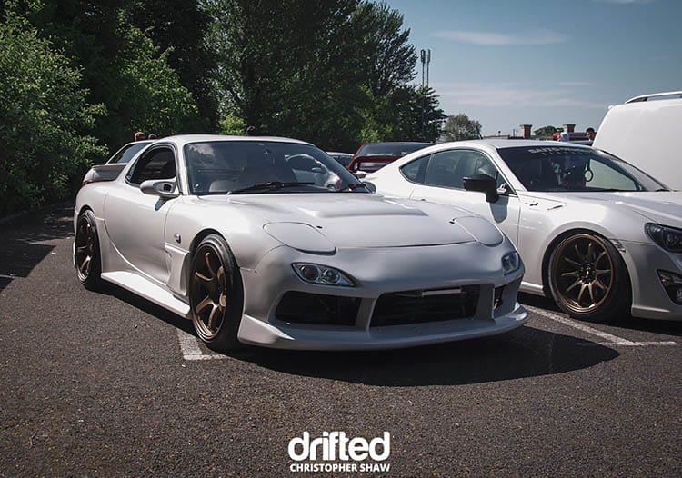 LetstanceUK - Coffee Club #2 - Image white mazda rx7 fd rotary jdm stance letstance uk