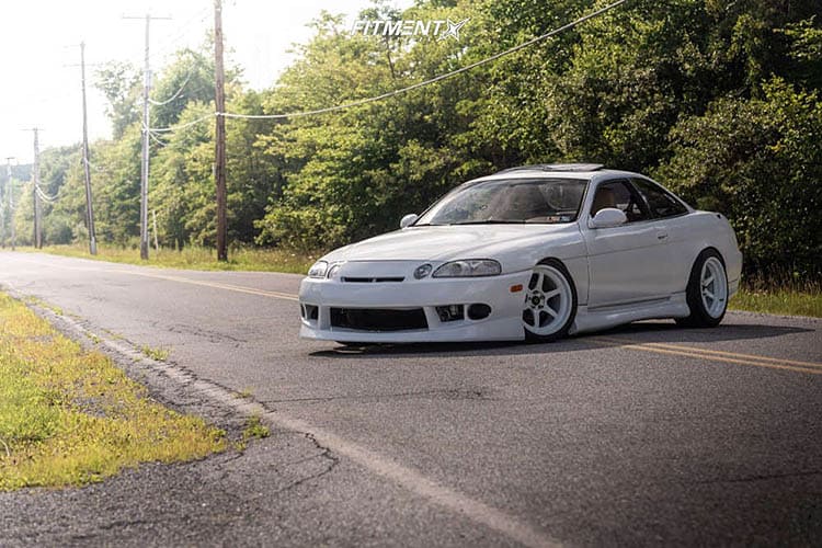 1995 base parts shop max coilovers cosmis racing xt 006r white