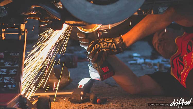 Drift Car Building - Everything You Need To Know - Image angle grinder