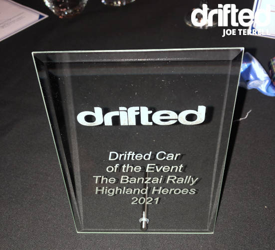 Banzai Rally: North Coast 500 - Image Drifted car of tour award
