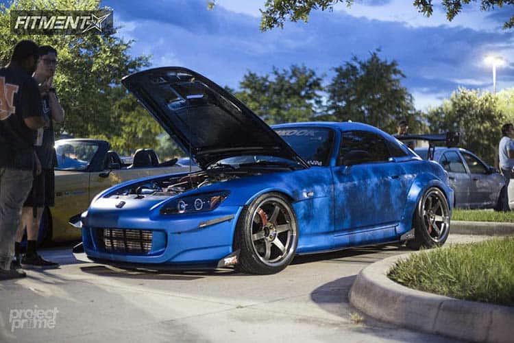 Ultimate Honda F20C Engine Guide - Image blue s2000 honda bc racing coilovers volk te37sl gunmetal