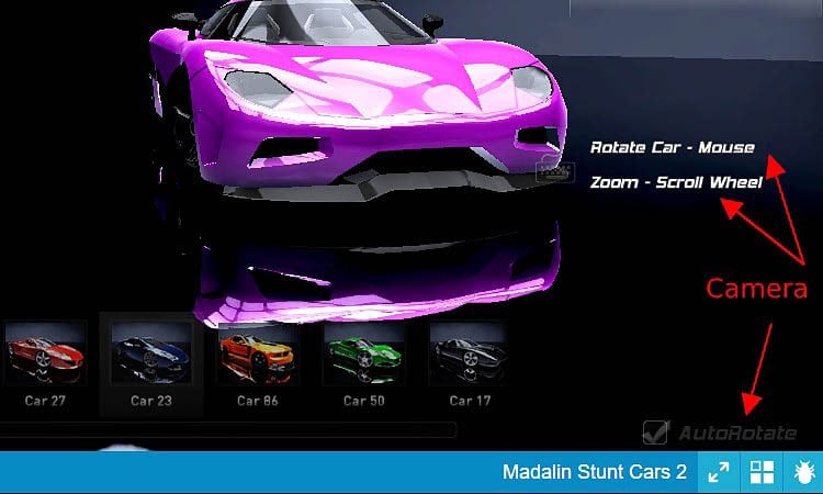 How To Play Madalin Stunt Cars 2 - Top Tips - Image camera