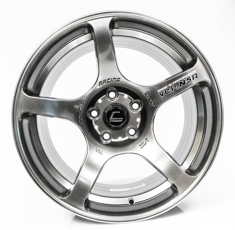 cosmis racing n5r hyper black 17x9 15mm 5x114 3