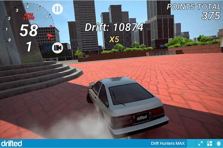 Earn Money Fast In Drift Hunters MAX - Image toyota ae86 city streets