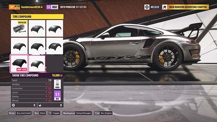 11 Best Drift Cars In Forza Horizon 5 - Image porsche 911 gt3 rs upgrade