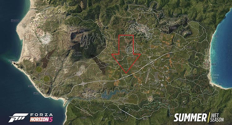 Get Daredevil Skills In Forza Horizon 5 (Fast And Easy) - Image map ideal road