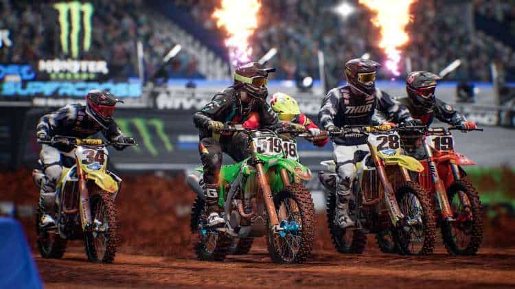 PS4 Dirt Bike Games - Our Top Picks - Image monster energy supercorss 5 ps4 dirt bike game