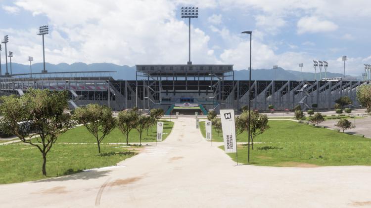 Stadium Stunt Park Forza Horizon 5 Location - Image outside stadium stunt park forza horizon 5