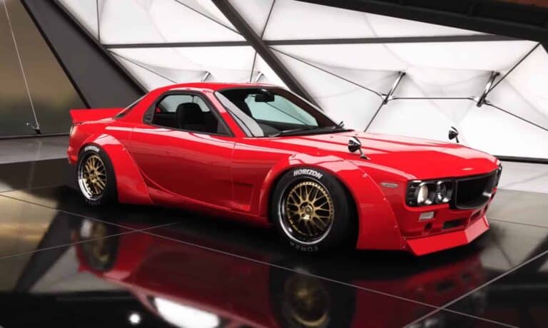 mazda rx 7 fd rocket bunny pandem forza horizon 5 widebody cars