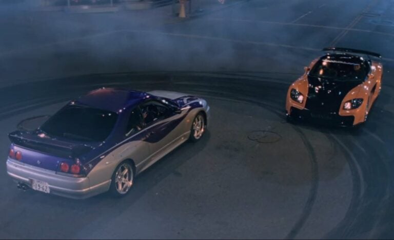 The Cars In The Fast And The Furious: Tokyo Drift - Image silver blue nissan skyline r33 gtr donut veiliside mazda rx7 han tokyo drift cars