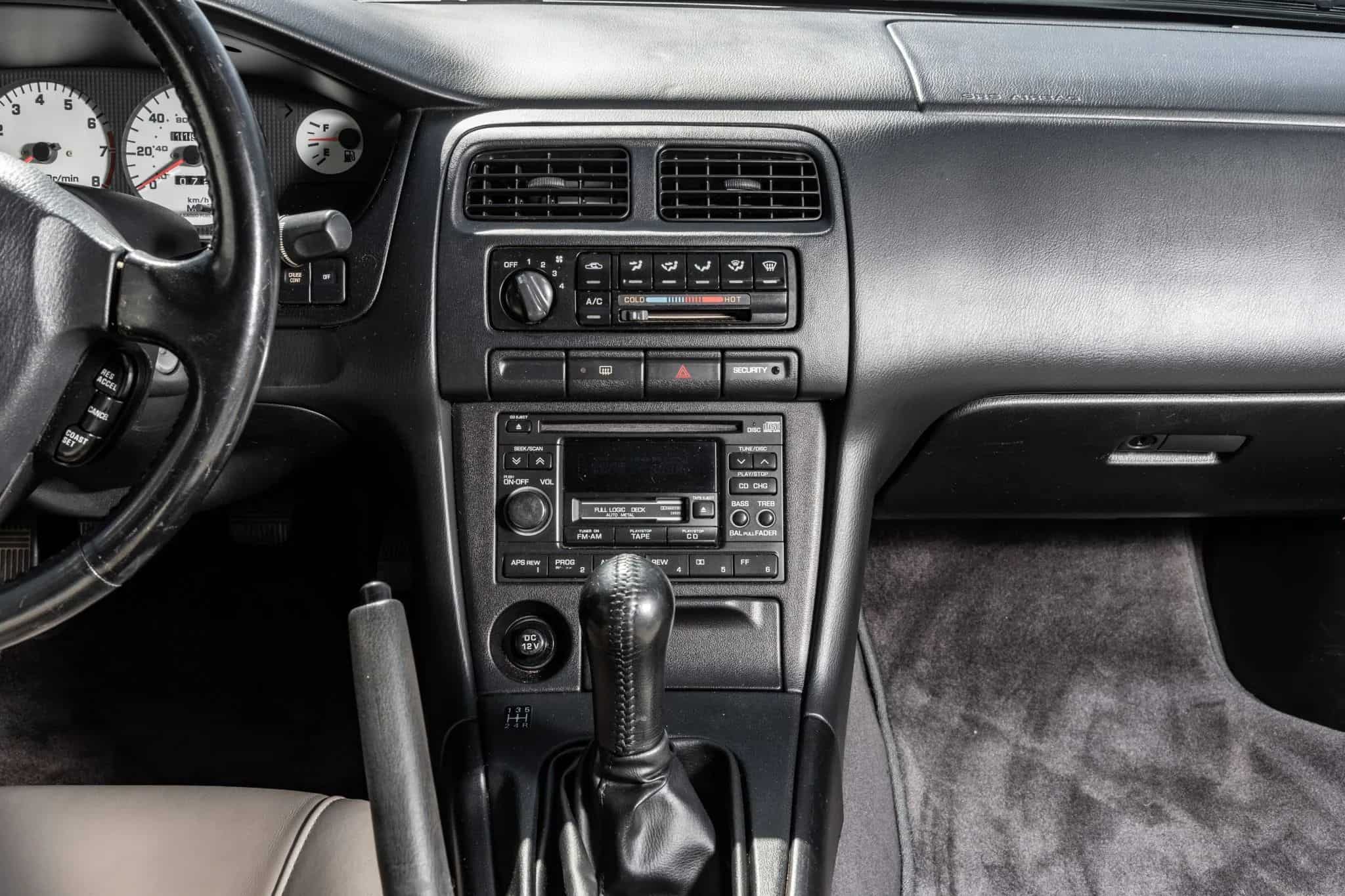 Stock 240SX Sells For $31k After 26 Years And 119K Miles - Image dashboard stock 240sx 1997 nissan 240sx sells for 31k