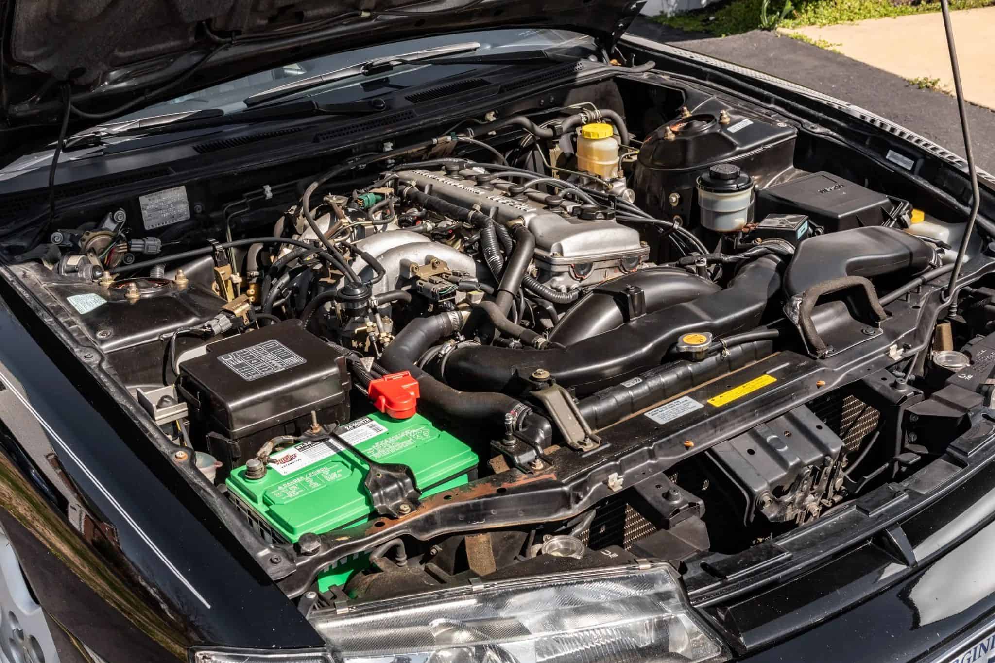 Stock 240SX Sells For $31k After 26 Years And 119K Miles - Image engine bay 1997 nissan 240sx sells for 31k