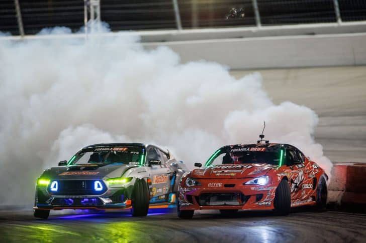 Deane Dominates, Minowa Makes History - Formula DRIFT Rd. 5 - Image formula drift round 5 st louis james deane hiroya minowa final