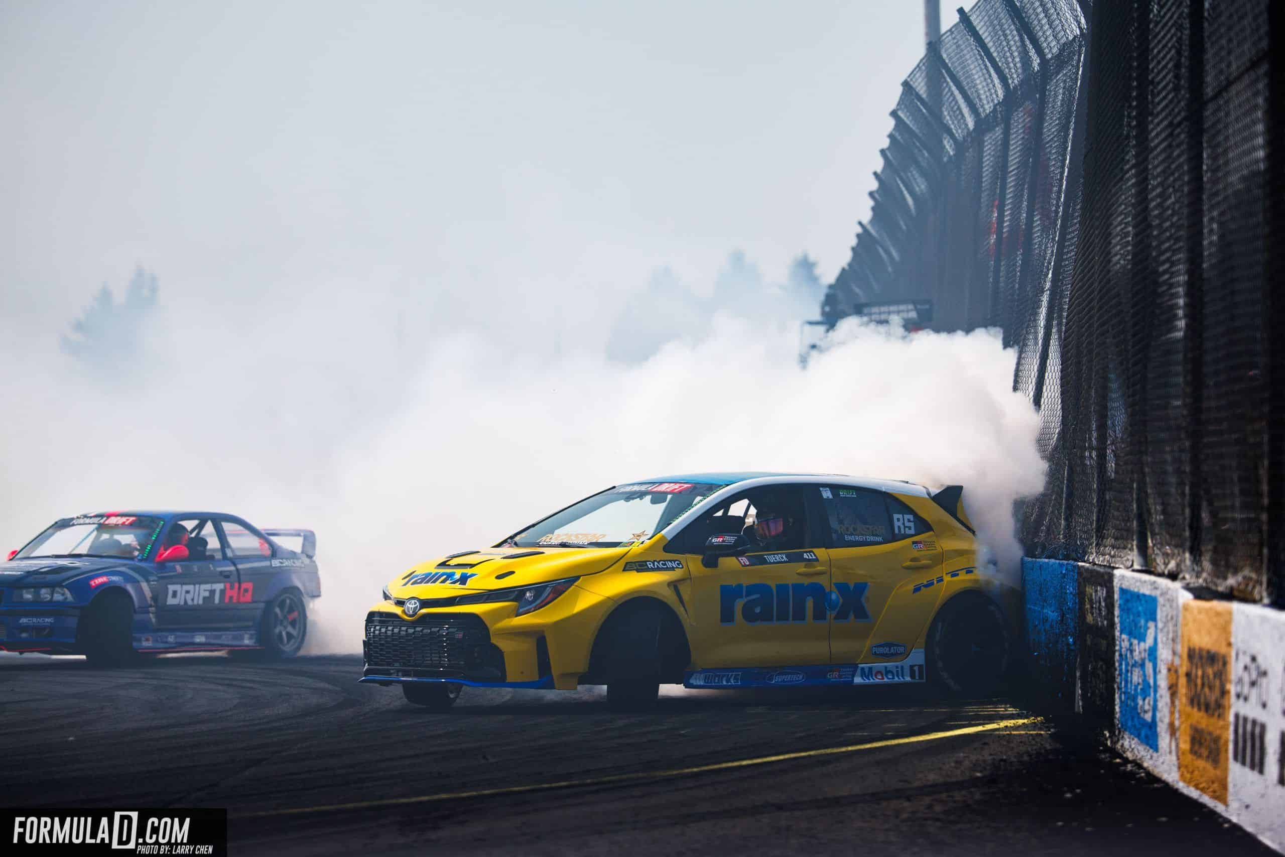 Tuerck Triumphs In Seattle Stunner – Formula DRIFT Rd. 6 - Image featuredimage formula drift round 6 seattle 2024