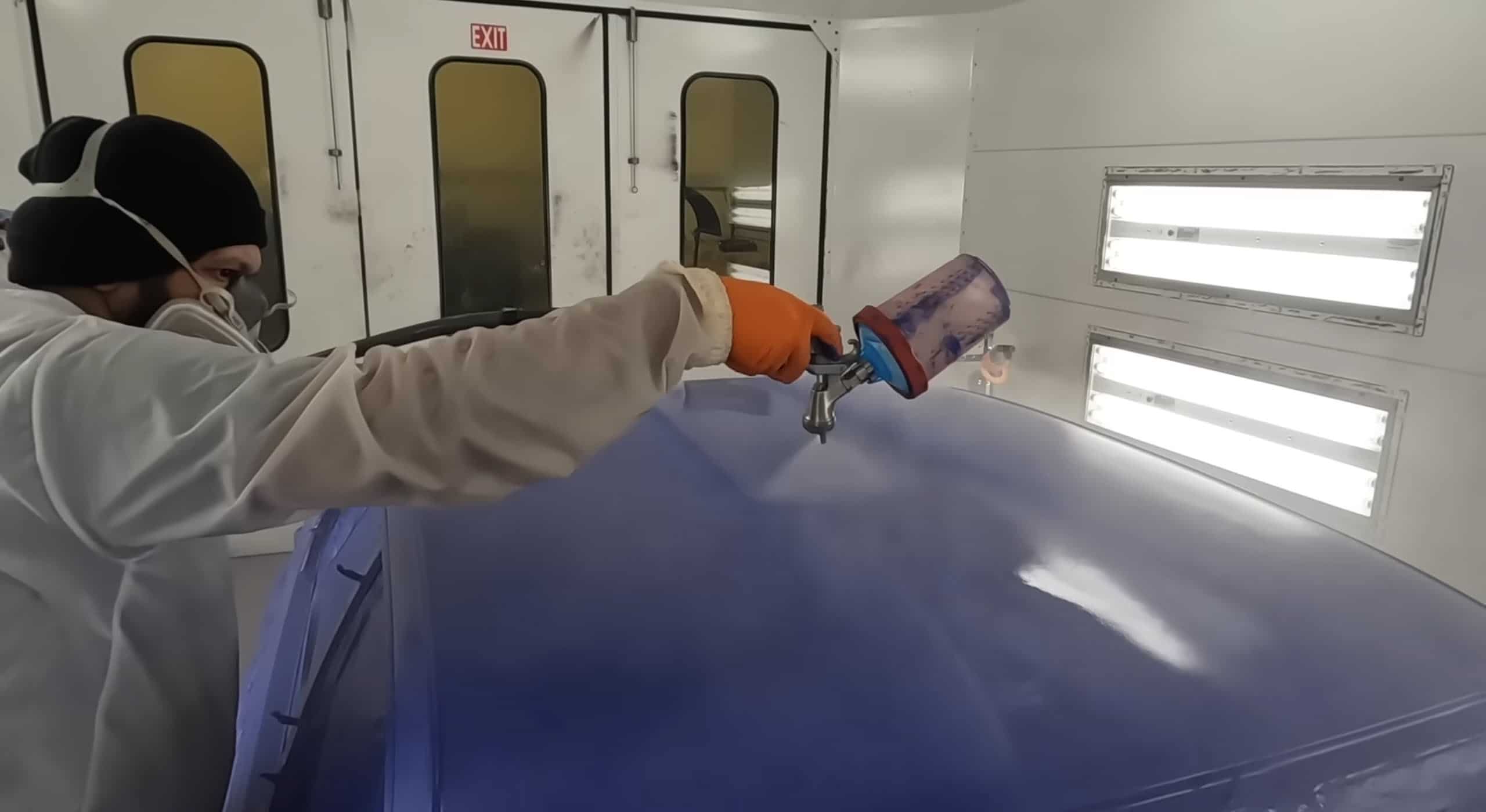 paint porsche maritime blue adam lz e36 rebuild