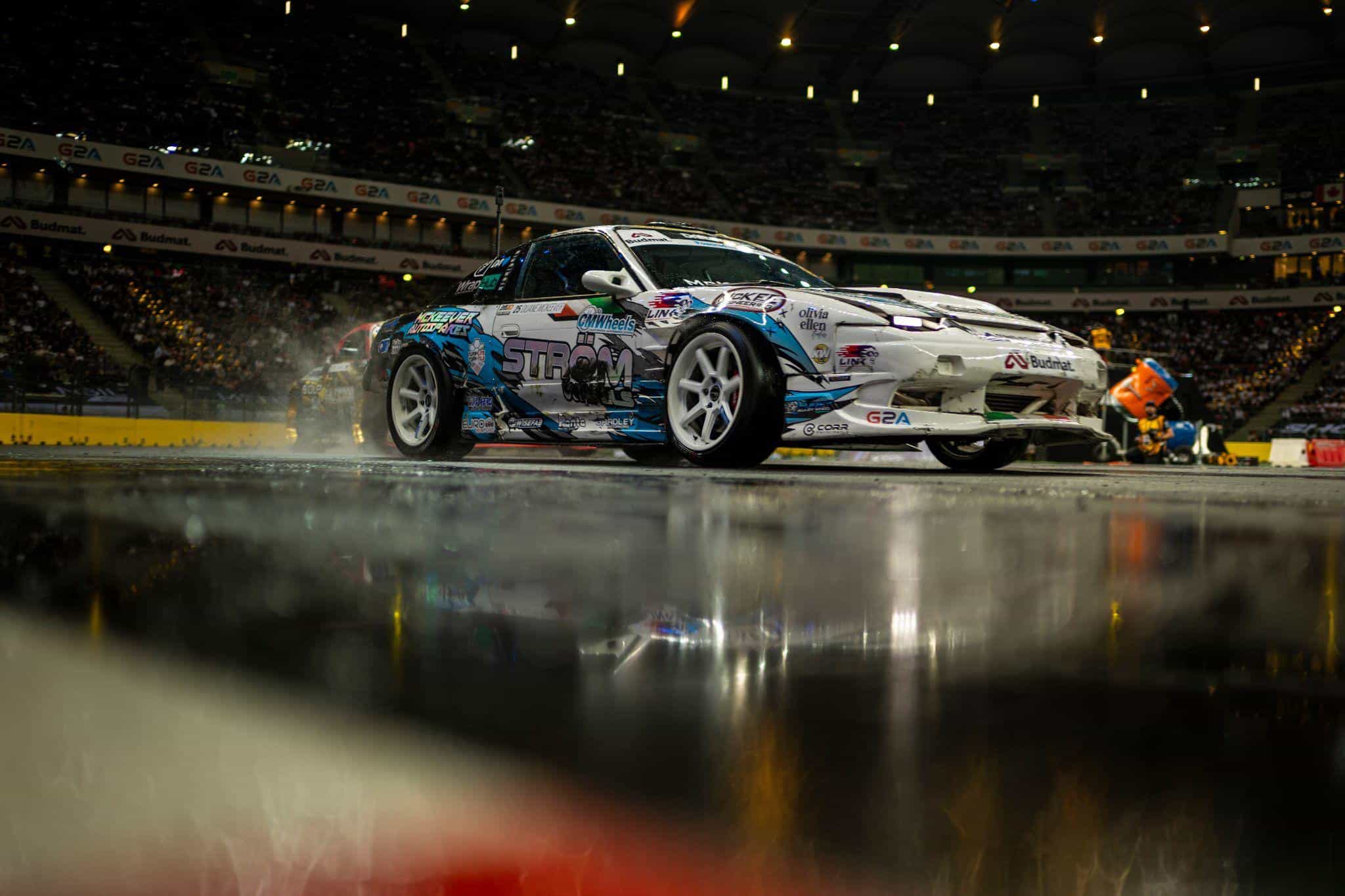 reflection-nissan-180sx-s13-mckeever-dominates-as-heinonen-clinches-2024-drift-masters-title reflection nissan 180sx s13 mckeever dominates as heinonen clinches 2024 drift masters title