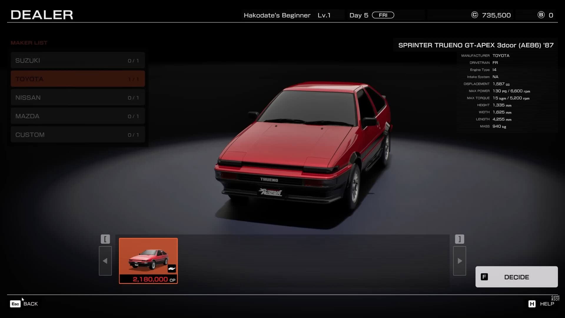 Leaked Tokyo Xtreme Racer Video Has Us Even More Excited - Image dealer toyota ae86 txr