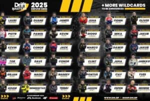 thumbnail drift masters announces 2025 driver lineup