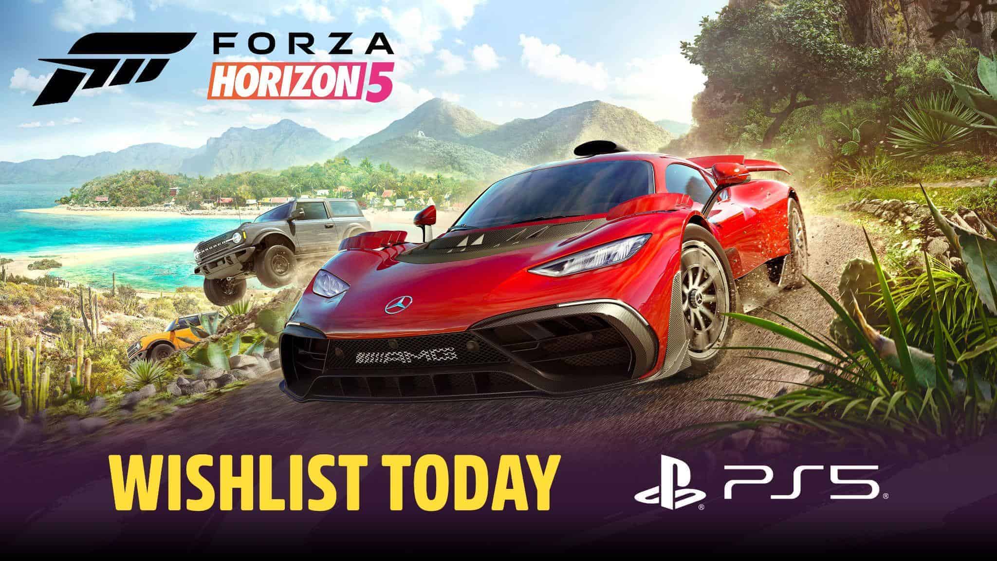forza horizon 5 playstation release