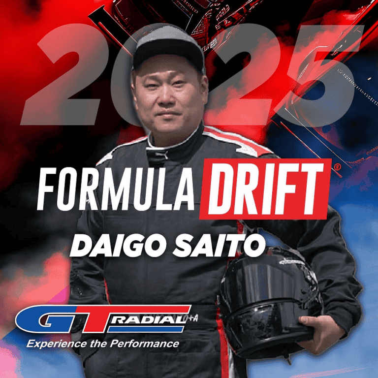 Formula DRIFT 2025 Driver List Brings Many Unexpected Surprises - Image daigo saito formula drift 2025 jerry yang racing gt radial