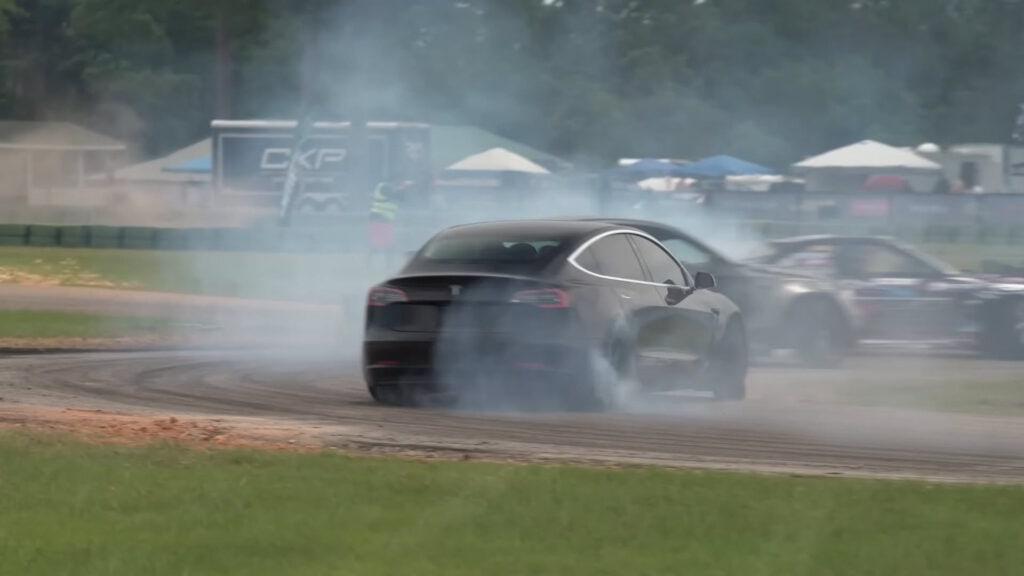 Chelsea DeNofa Takes The Drifting Tesla To The Track, Chaos And Backies Follow - Image Chelsea DeNofa Takes The Drifting Tesla To The Track, Chaos And Backies Follow - Image 7