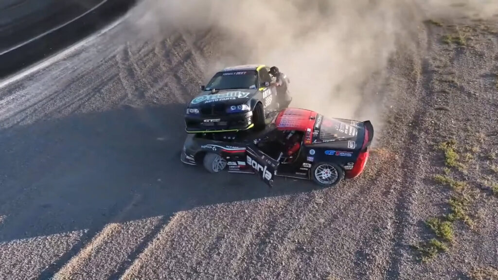 Formula DRIFT Utah Produces One Of The Wildest-Ever Drifting Crashes - Image Formula DRIFT Utah Produces One Of The Wildest-Ever Drifting Crashes - Image 13