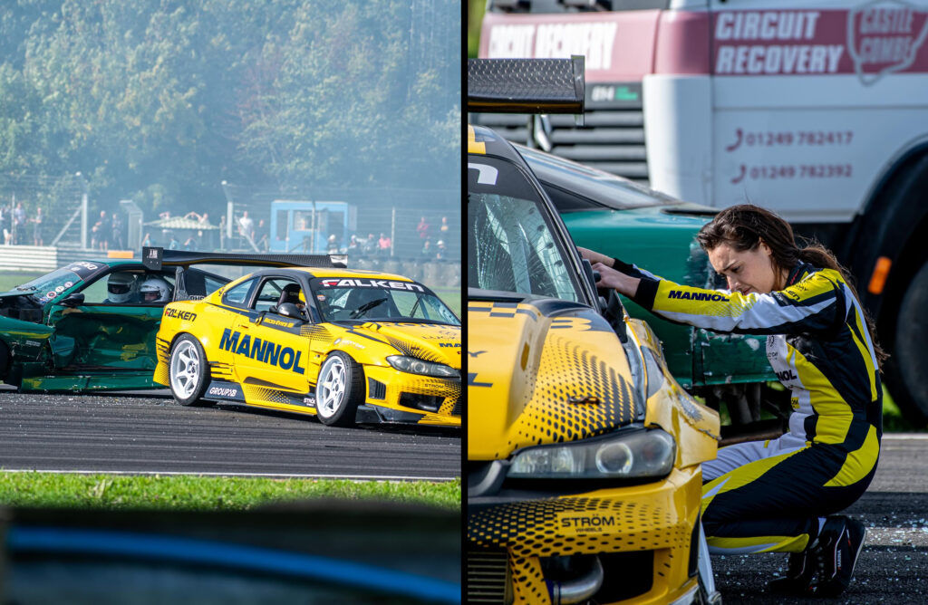 Becky Evans' S15 Destroyed In High-Speed Entry Crash With A Stationary Car - Image Becky Evans' S15 Destroyed In High-Speed Entry Crash With A Stationary Car - Image 8