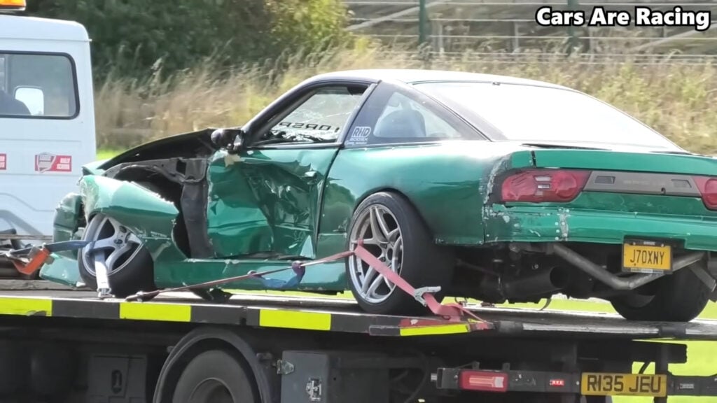 Becky Evans' S15 Destroyed In High-Speed Entry Crash With A Stationary Car - Image Becky Evans' S15 Destroyed In High-Speed Entry Crash With A Stationary Car - Image 10