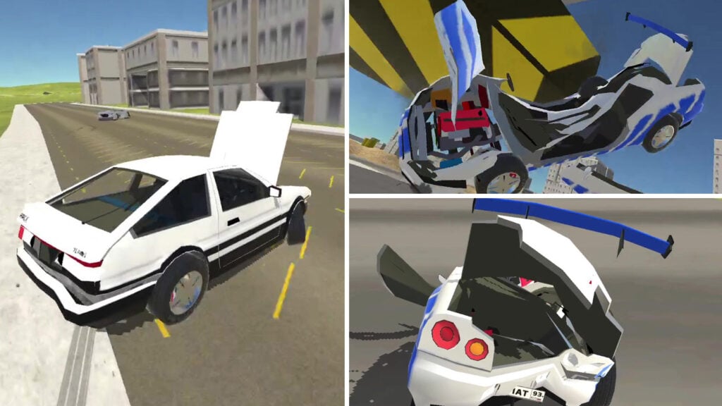 Car Crash Test: Abandoned City