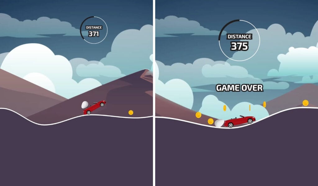 Hill Racing - Egg Drop